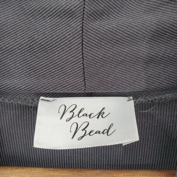 Womens Kimono Cardigan Sweater Sz Small Charcoal Gray Tie Waist‎ Long Sleeve - Picture 9 of 11